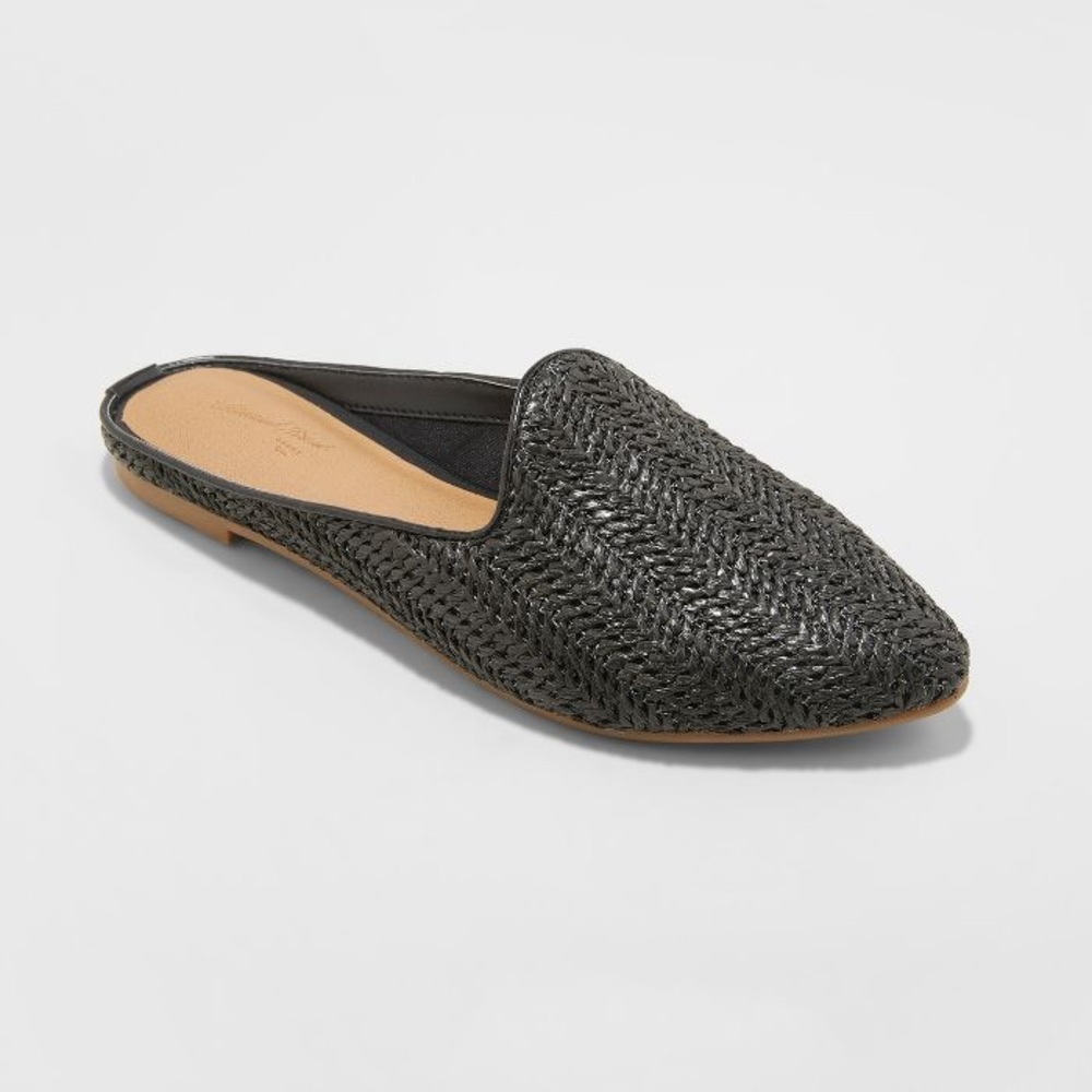 Black Violet Mules